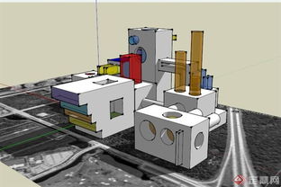 现代加工厂SU模型与图文设计制作全流程解析